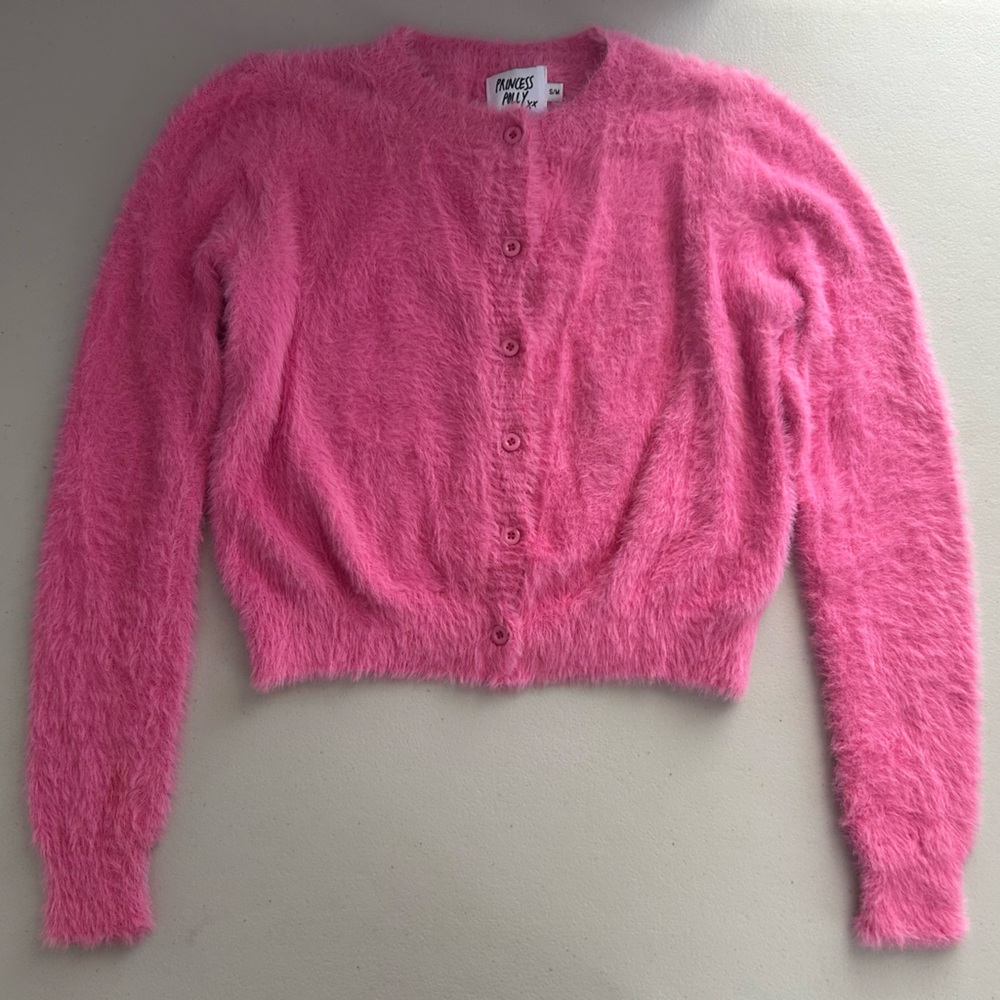 Pink Princess Polly Cardigan